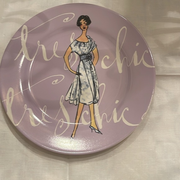 Rosanna “Purple Dessert Plates” New - Picture 4 of 8